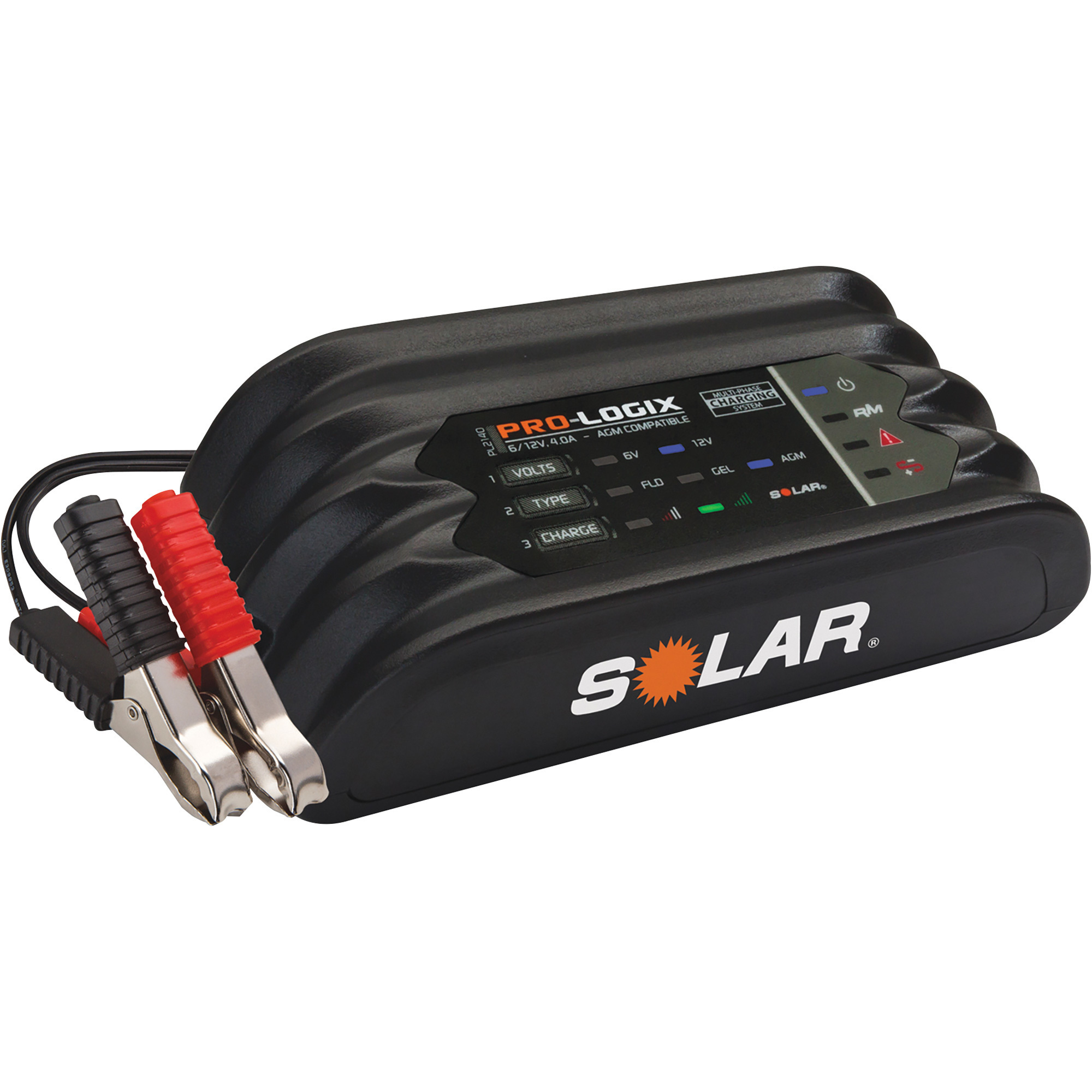Pro-Logix Intelligent Battery Charger/Maintainer, 6/12 Volts, 4 Amps, Model# PL2140